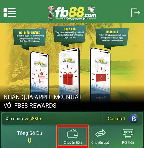 Hướng dẫn gửi tiền vào tài khoản FB88 Hướng dẫn gửi tiền vào tài khoản FB88